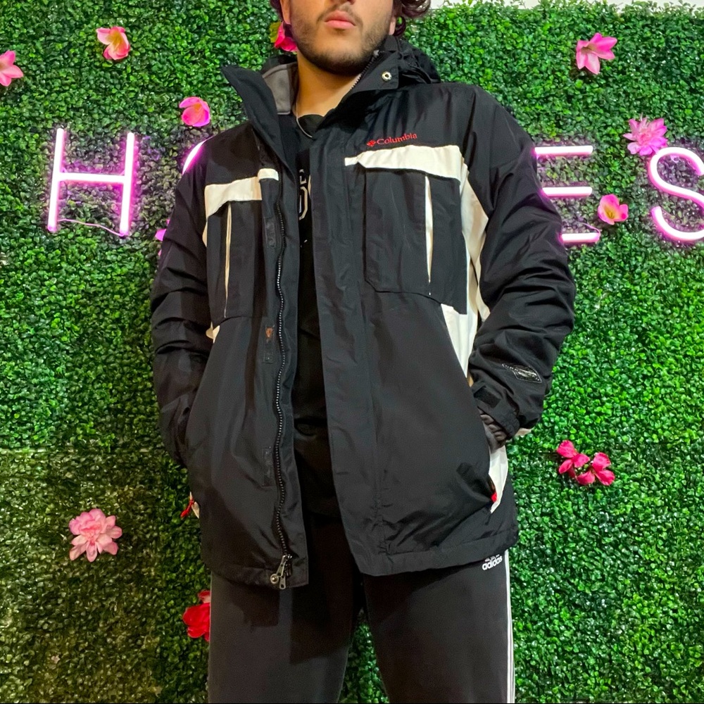 Columbia double winter puff jacket size L